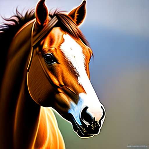 Majestic Horse Portrait Midjourney: Customizable and Unique - Socialdraft