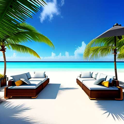 Beach Paradise Midjourney Prompt: Create your ultimate tropical getaway - Socialdraft