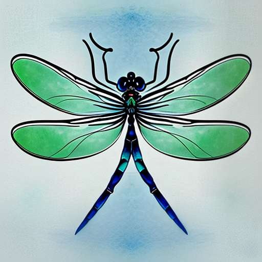 Dragonfly Tattoo Midjourney Prompt - Customizable Text-to-Image Art - Socialdraft