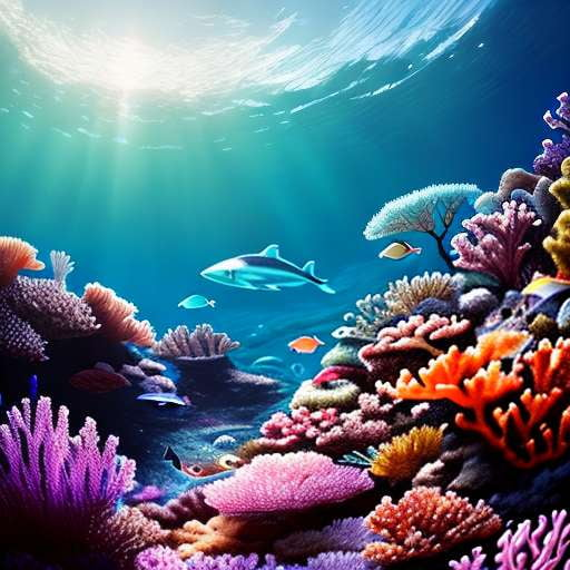 Coral Wonderland Midjourney Image Prompt: Create Your Own Underwater Masterpiece - Socialdraft