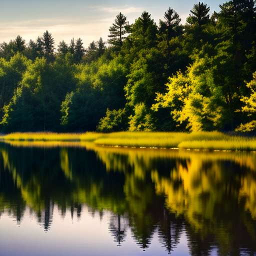 Forest Lake Midjourney Prompts - Create your own serene forest scenes - Socialdraft