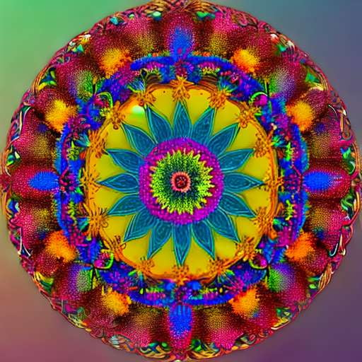 Bohemian Paisley Mandala Midjourney Prompt - Customizable Text to Image Art - Socialdraft