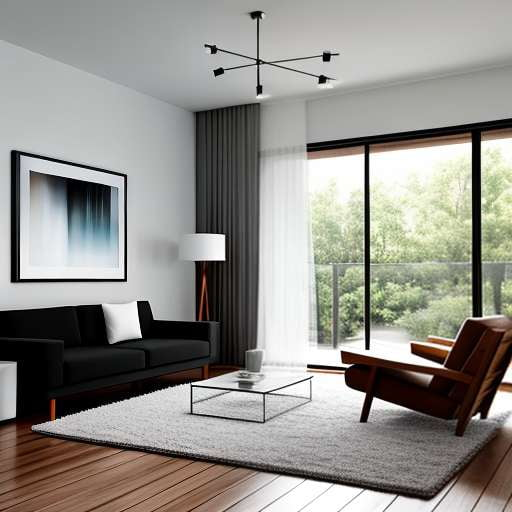 Monochromatic Living Room Design Midjourney Prompts - Customizable and Unique - Socialdraft