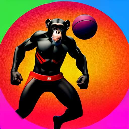 Chimpanzee Sports Jersey Midjourney Prompt: Unique Customizable Creation - Socialdraft