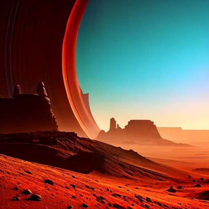 "Customizable Mars Landscape Midjourney Prompt for Unique Image Generation" - Socialdraft