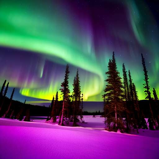 "Northern Lights" Midjourney Image Prompt - Customizable and Unique - Socialdraft