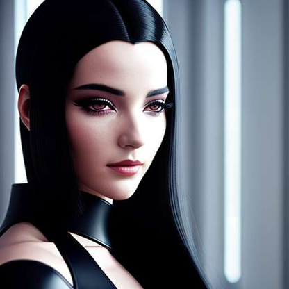 Glamorous Sci-Fi Female Portraits: Customizable Midjourney Prompt - Socialdraft