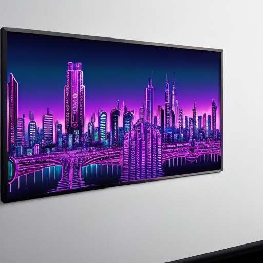 Midjourney Neon Vapewave Cityscapes for Custom Art Creation - Socialdraft