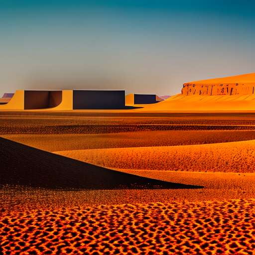 Futuristic Desert Mirage - Midjourney Art Prompt - Socialdraft