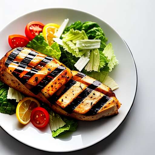 Grilled Chicken Caesar Salad Midjourney Image Prompt - Socialdraft