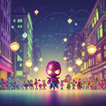 Pixar-Style Tiny Super Heroes Midjourney Prompt - Socialdraft