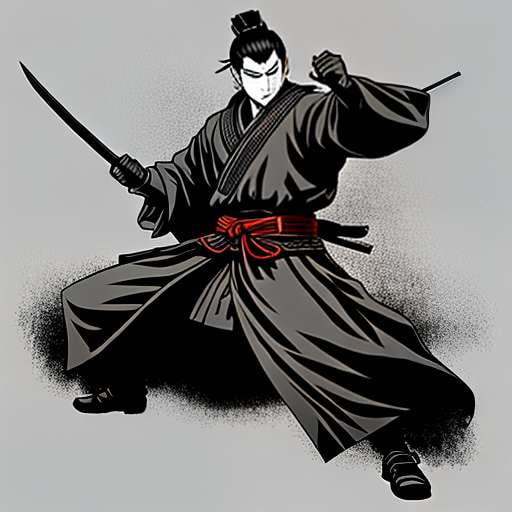 Midjourney Samurai Warrior Sketch: Unique Customizable Prompt for Your Artistic Adventure - Socialdraft