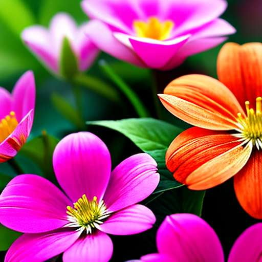 Vibrant Spring Garden Midjourney Prompt - Customizable Floral Art Image Generation Tool - Socialdraft