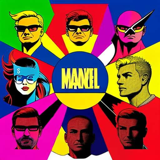 Marvel Comics Charging Logo Midjourney Prompt for Custom Image Generation - Socialdraft