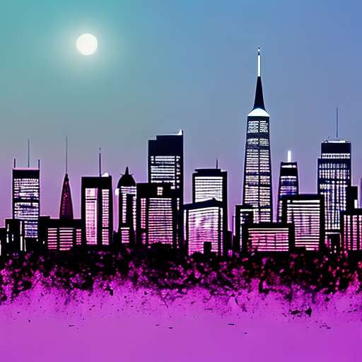 Dreamy City Skyline Midjourney Prompt - Create your own surreal cityscape - Socialdraft