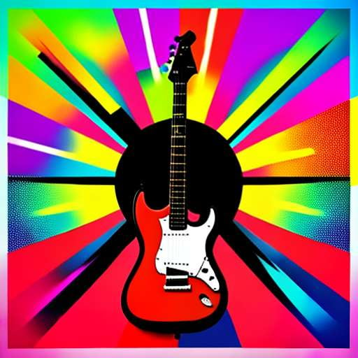 "Customizable Guitar Illustration with Midjourney Prompt for Artistic Creations" - Socialdraft