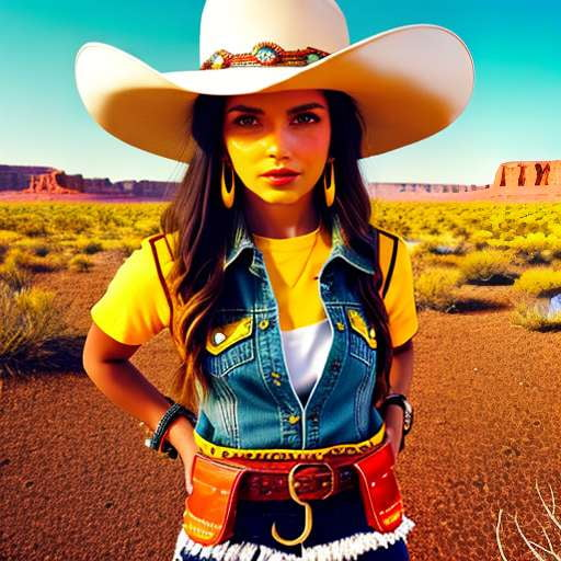 Cowgirl Festival Outfit Midjourney Prompt - Create Your Perfect Outfit! - Socialdraft