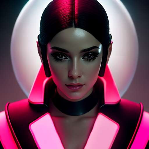 Glamorous Sci-Fi Female Portraits: Customizable Midjourney Prompt - Socialdraft