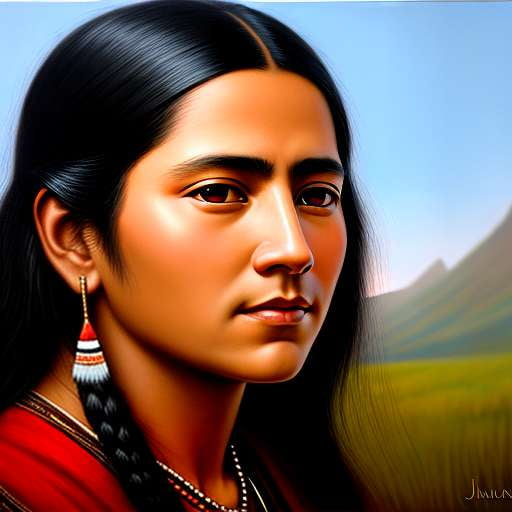 Native American Portrait Midjourney Prompt - Socialdraft