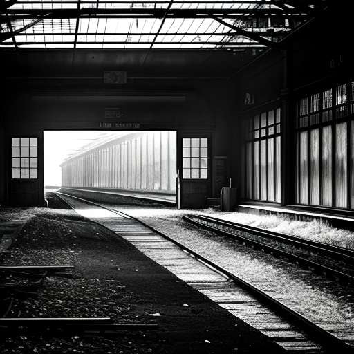 Midjourney Forgotten Train Station: Customizable Prompt for Text-to-Image Creation - Socialdraft