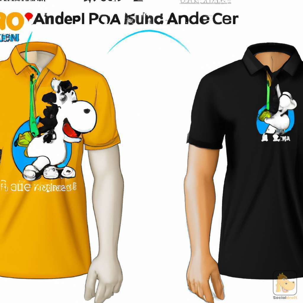 Cartoon Polo Shirts - Socialdraft