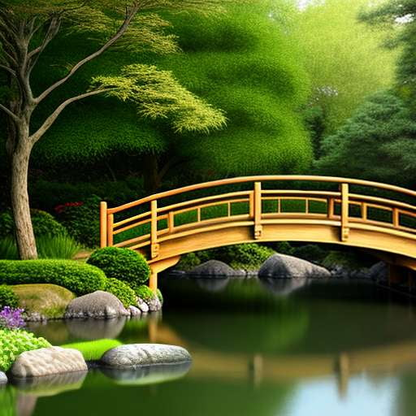 Japanese Bridge Midjourney Prompt - Create your own Traditional Masterpiece - Socialdraft