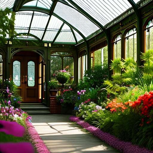 Victorian Garden Conservatory Midjourney Prompt for Text-to-Image Creatives - Socialdraft
