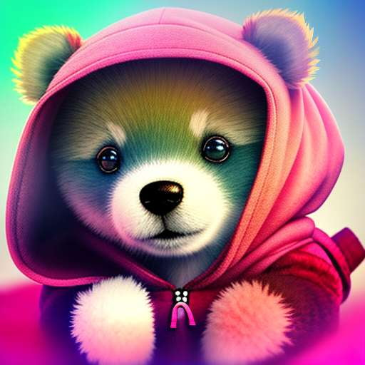 Teddy Bear Hood Necklace - Midjourney Prompt for Unique Jewelry Design - Socialdraft