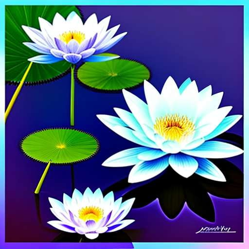 "Customizable Blue Lotus Ad Midjourney Prompt for Stunning Images" - Socialdraft