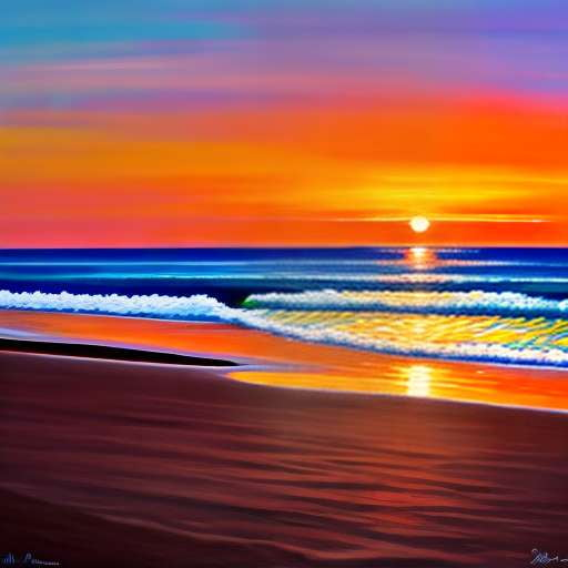 Beach Sunrise Yoga Midjourney Prompt - Customizable Yoga Art Creation Tool - Socialdraft