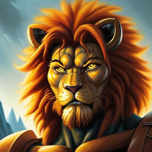 ThunderCats Lion-O Conan Style Midjourney Prompt - Socialdraft
