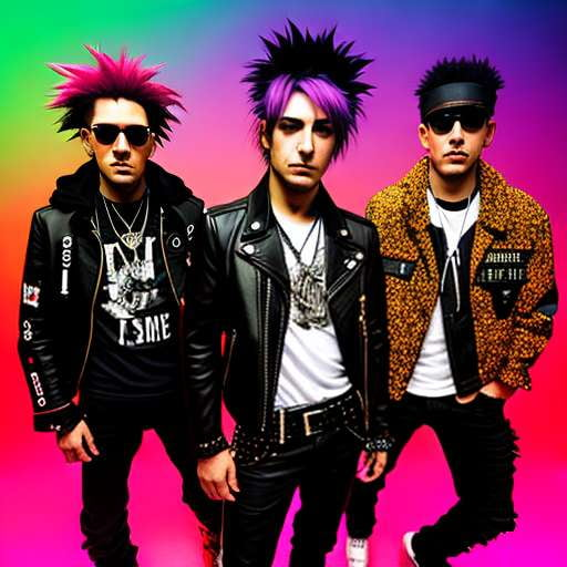 "Rock Your Walls" with Custom Punk Band Portraits - Midjourney Prompts - Socialdraft