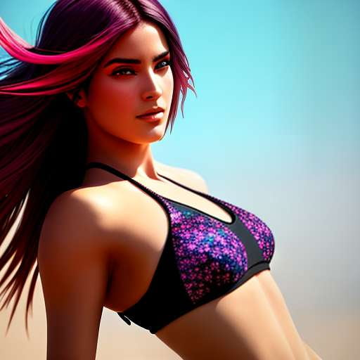 "Custom Edgy Floral Bikini Midjourney Prompt for Image Generation" - Socialdraft