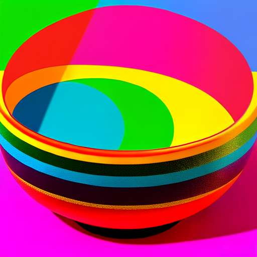 Rainbow Bowl Creation Midjourney Prompt - Unique and Customizable! - Socialdraft