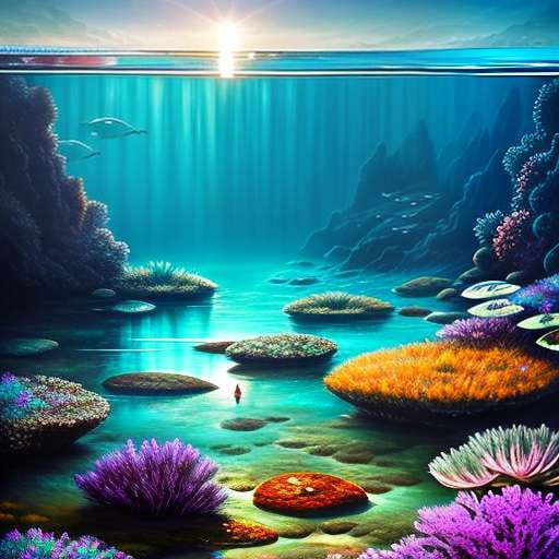 Mermaid Lagoon Midjourney Image Prompt for Custom Art Creation - Socialdraft