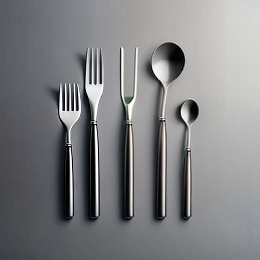 Set of 6 Customizable Stainless Steel Utensils - Midjourney Prompts - Socialdraft