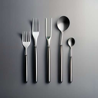 Set of 6 Customizable Stainless Steel Utensils - Midjourney Prompts - Socialdraft