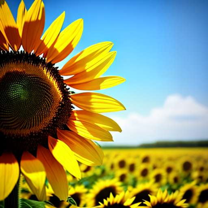 Summer Sunflower Midjourney - Create Your Own Stunning Sunflower Art - Socialdraft