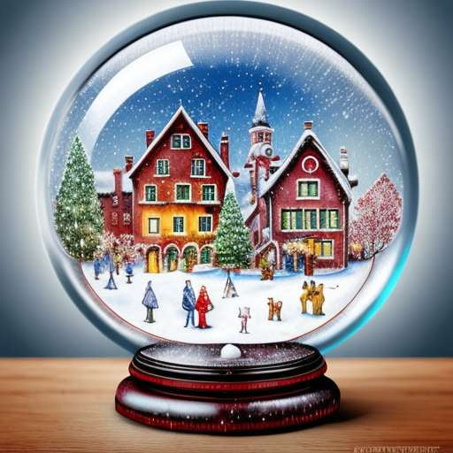 Personalized Snow Globes with Customizable Settings - Socialdraft