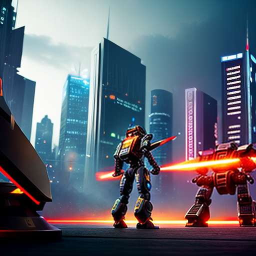 Robot Battle Midjourney Prompt – Create Your Own Epic Sci-Fi Battle Scenes - Socialdraft