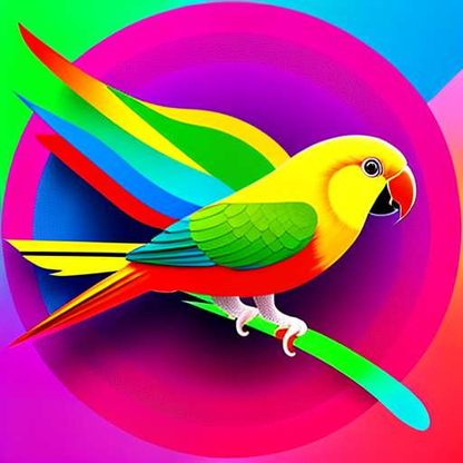 Parrot Musician Midjourney Prompt - Socialdraft