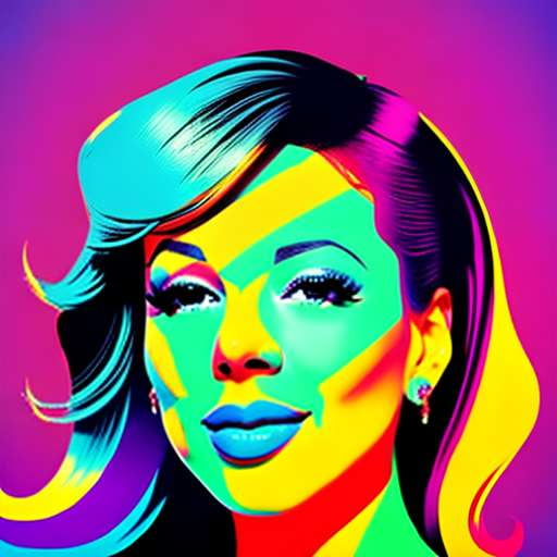 Mariah Carey Pop Art Midjourney Prompt - Customizable Text-to-Image Generation - Socialdraft