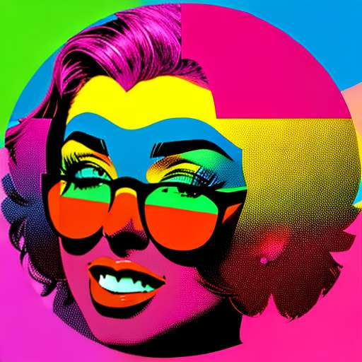 Gaga Creative Collage Midjourney Prompt in Pop Art Style - Socialdraft