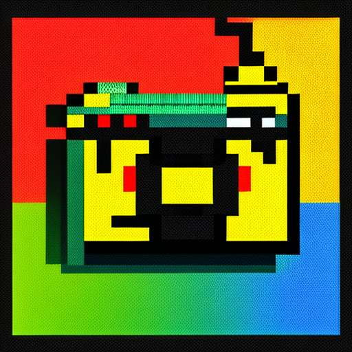Midjourney Retro Pixel Art Icons - Customizable and Unique Prompts - Socialdraft
