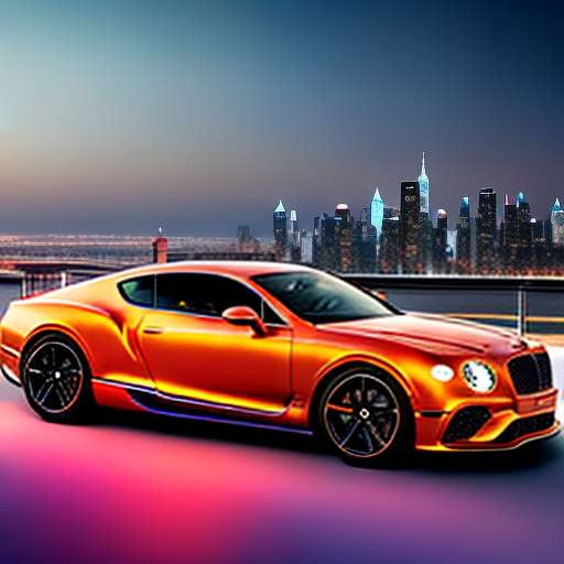 Bentley Bacalar Multi-Color Midjourney Prompt - Socialdraft
