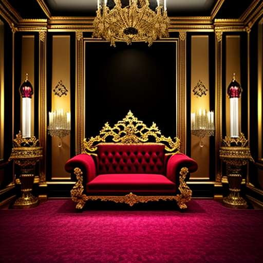 Gothic Vampire Throne Room Midjourney Image Generator - Socialdraft
