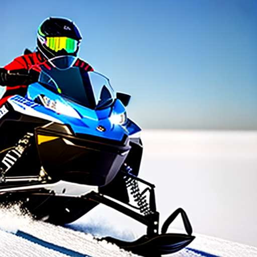 Snowmobiling Adventure Midjourney Prompt - Create Your Own Winter Wonderland - Socialdraft