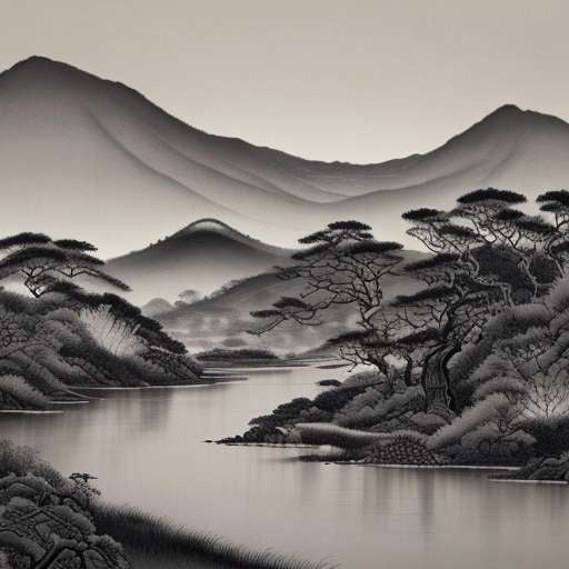 Chinese Ink Painting Midjourney Prompts: Find Your Serenity - Socialdraft