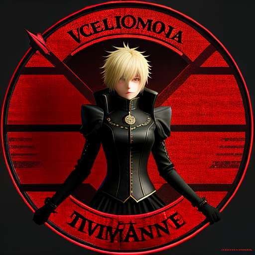"Create Your Own Seras Victoria Logo with Hellsing Midjourney Prompt" - Socialdraft