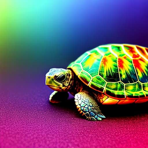 Rainbow Turtle Midjourney Prompt for Unique and Custom Art Creation - Socialdraft